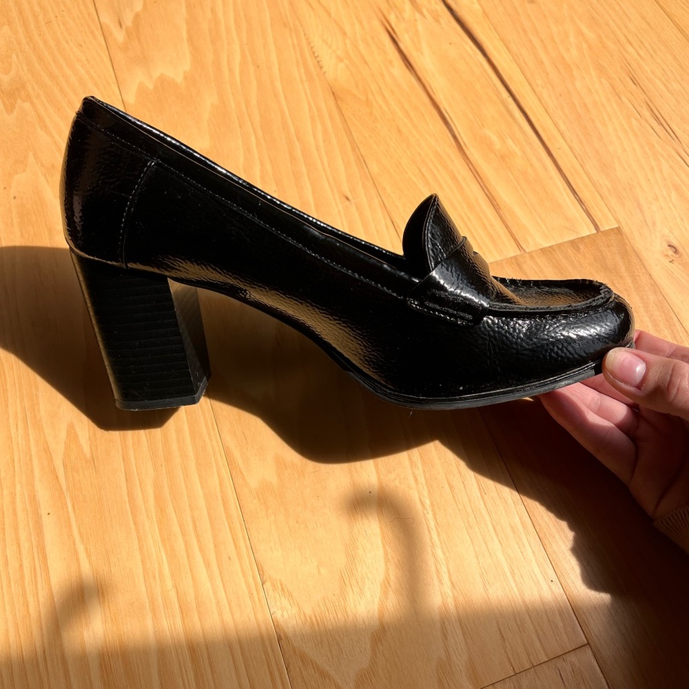 Womens Penny Loafer Heels Size 8.5 - Picture 2 of 5